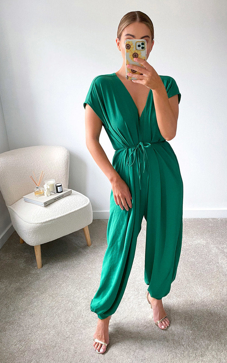 Oversized Jumpsuit - Black River UK