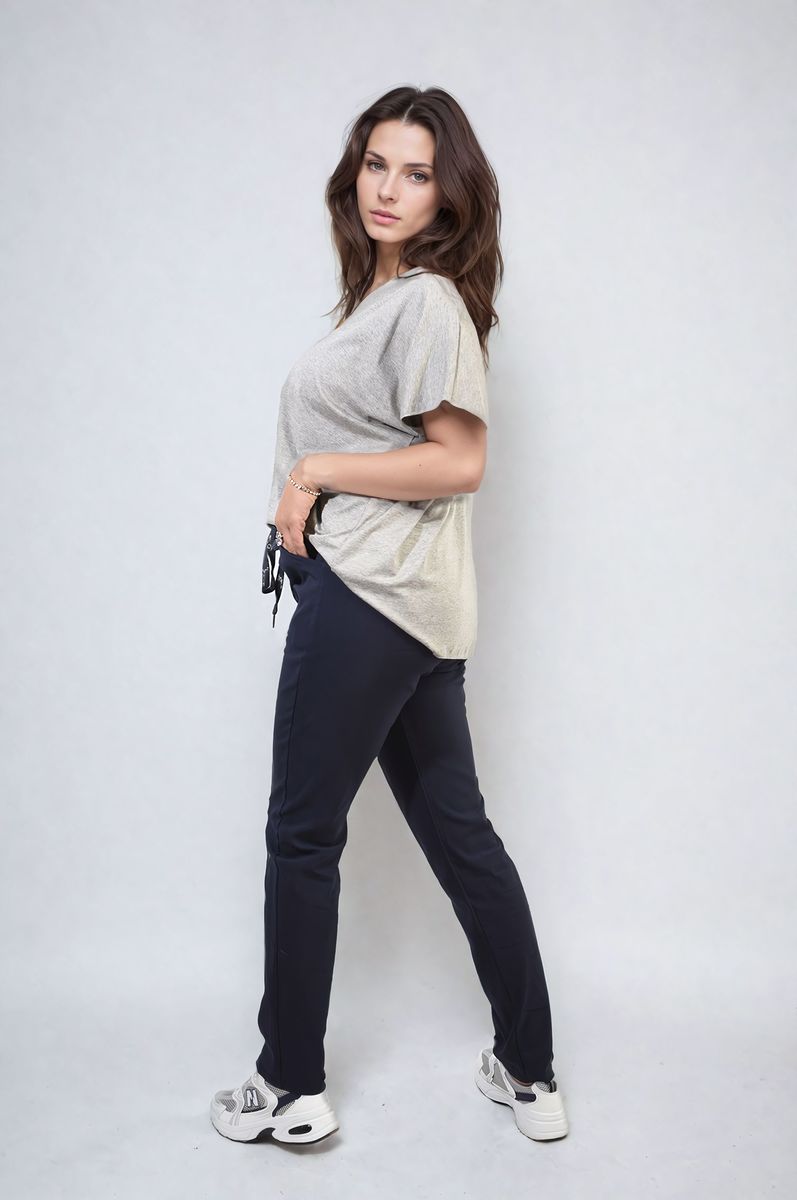 Casual Drawstring Trousers - Black River UK