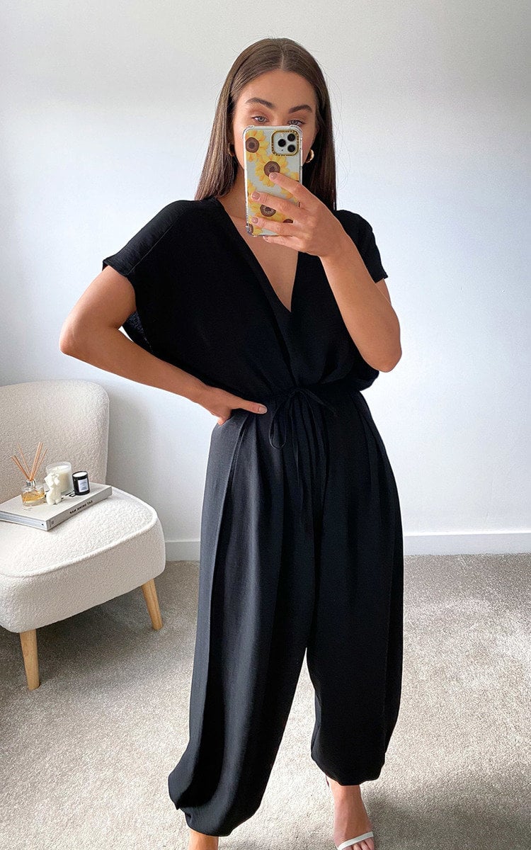 Oversized Jumpsuit - Black River UK