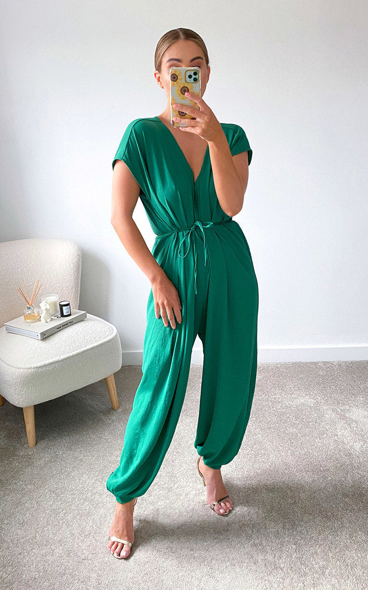 Oversized Jumpsuit - Black River UK