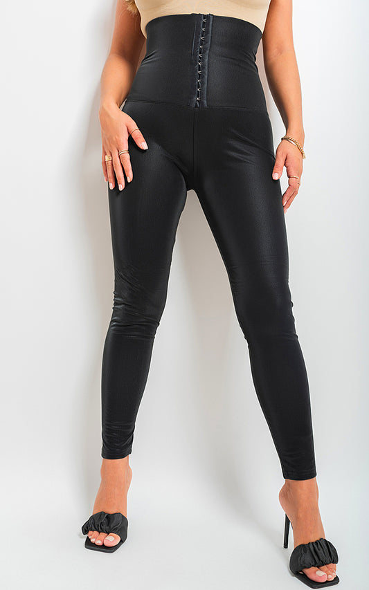 Body Shaper High Waist Leggings - Black River UK
