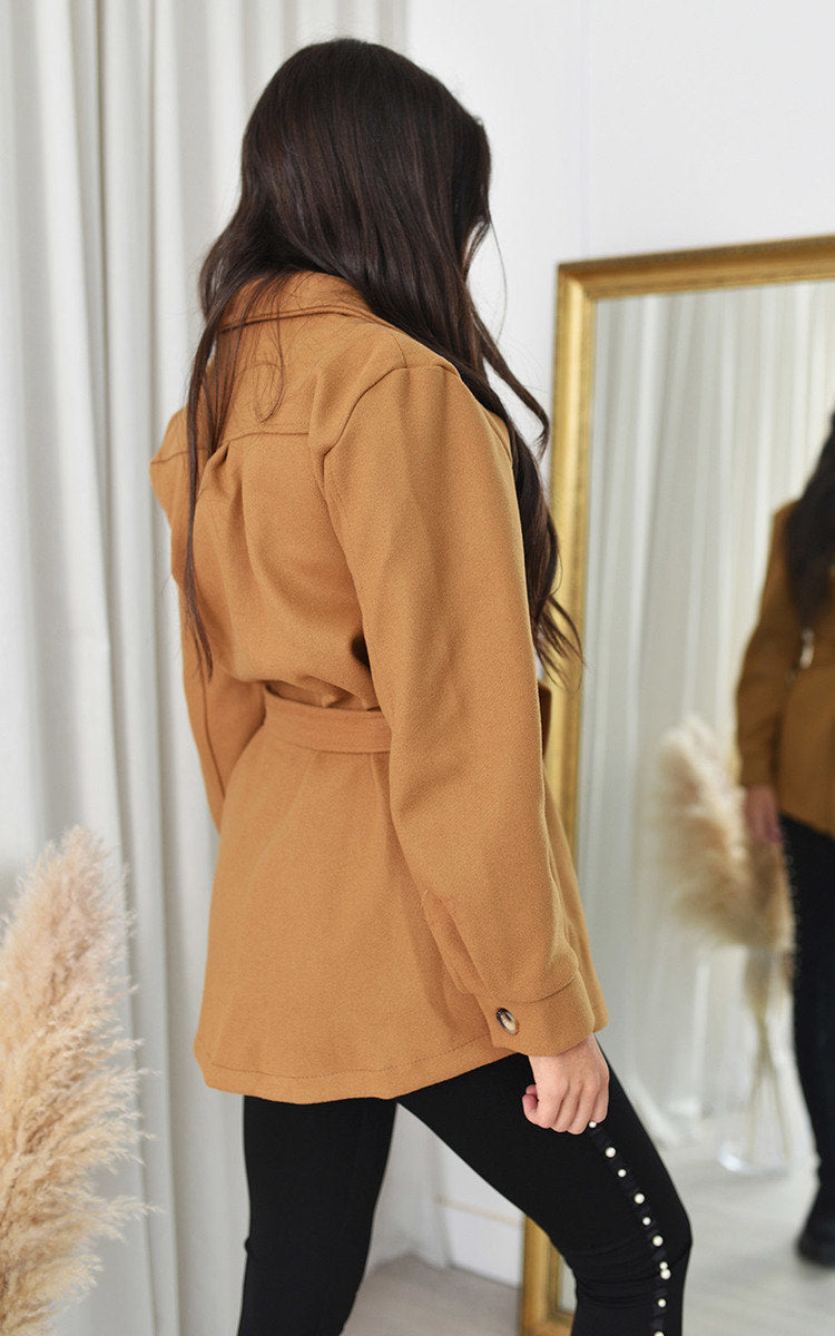 Belted Shacket - Black River UK
