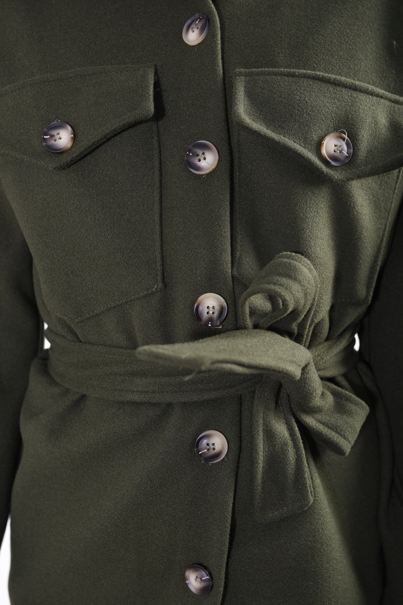 Belted Shacket - Black River UK
