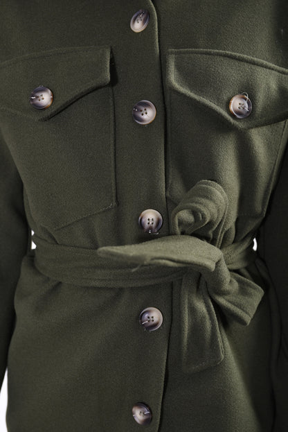 Belted Shacket - Black River UK