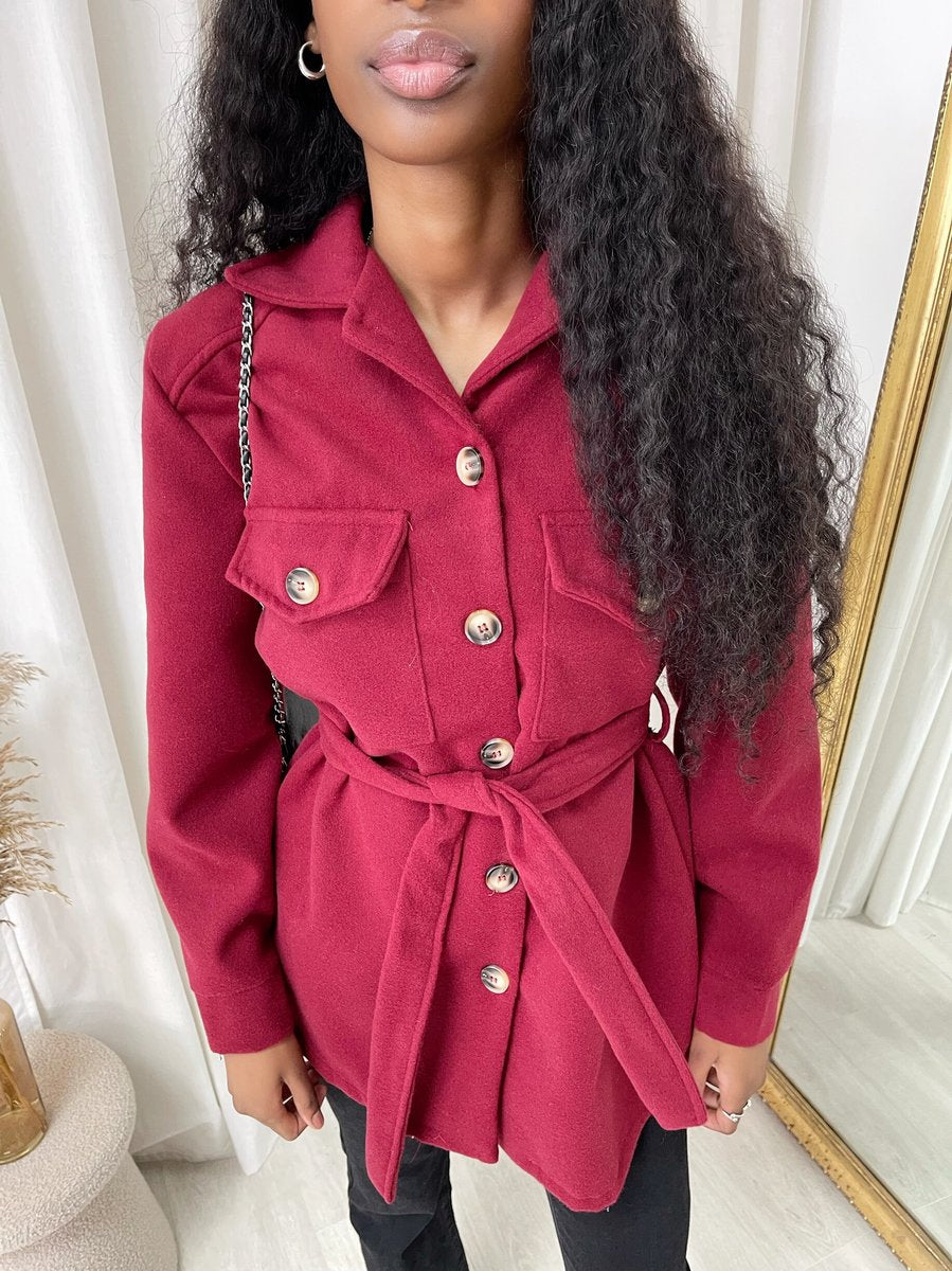 Belted Shacket - Black River UK