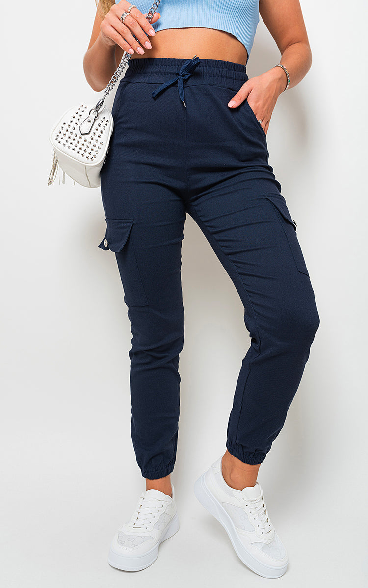 Pocket Side Cargo Trouser - Black River UK