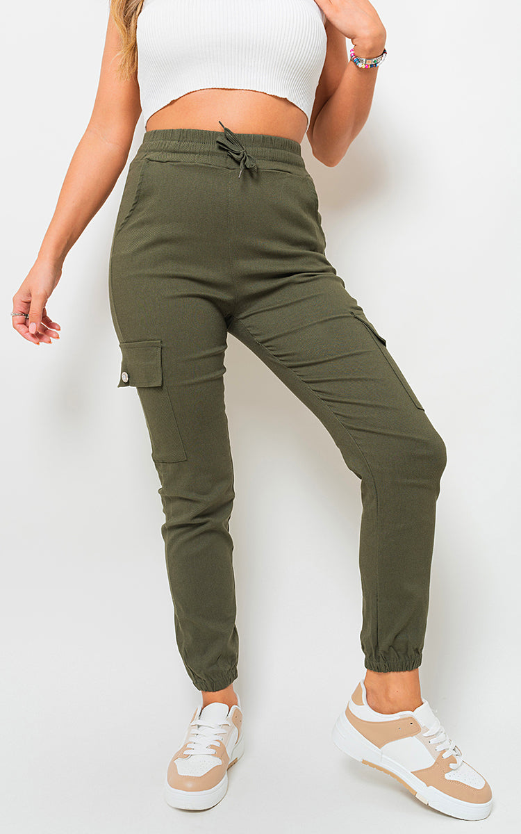 Pocket Side Cargo Trouser - Black River UK