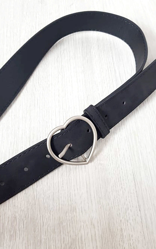 Heart Detail Belt - Black River UK