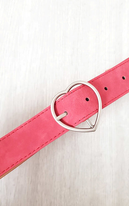 Heart Detail Belt - Black River UK