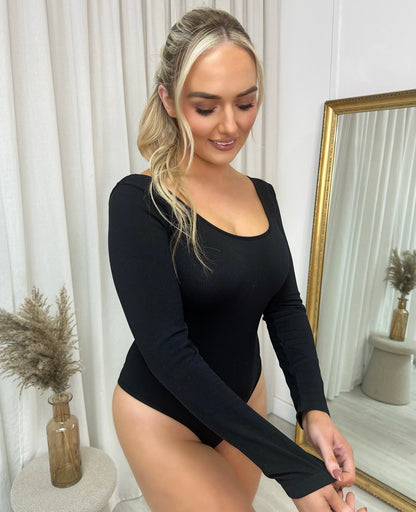 Long Sleeve Bodysuit - Black River UK