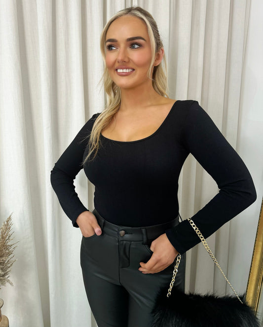 Long Sleeve Bodysuit - Black River UK