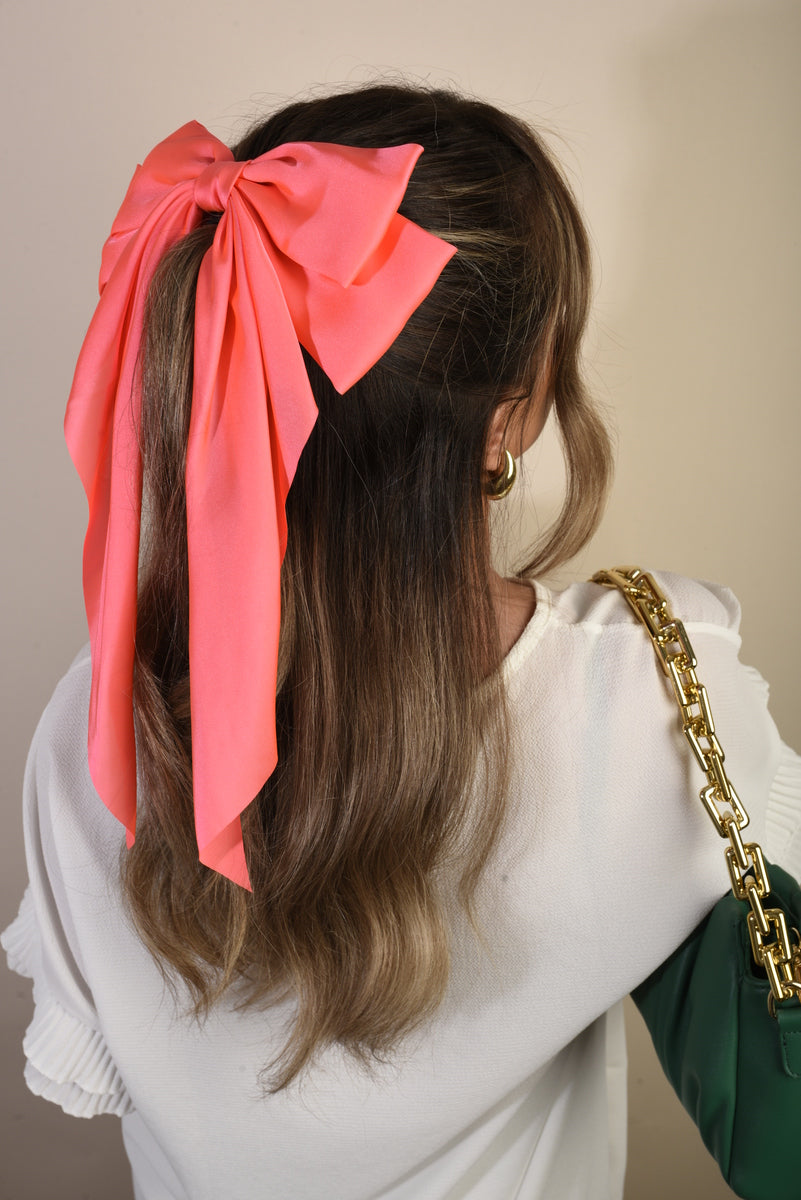 Elegant Big Bow Hair Clips - Black River UK