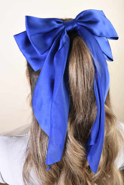 Elegant Big Bow Hair Clips - Black River UK
