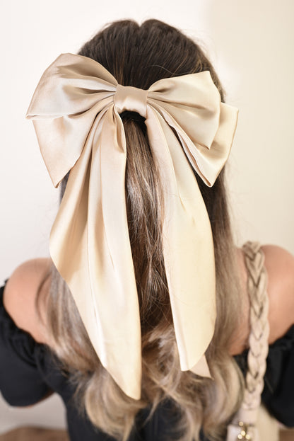 Elegant Big Bow Hair Clips - Black River UK