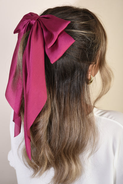 Elegant Big Bow Hair Clips - Black River UK