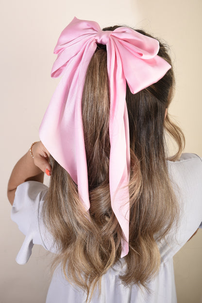 Elegant Big Bow Hair Clips - Black River UK